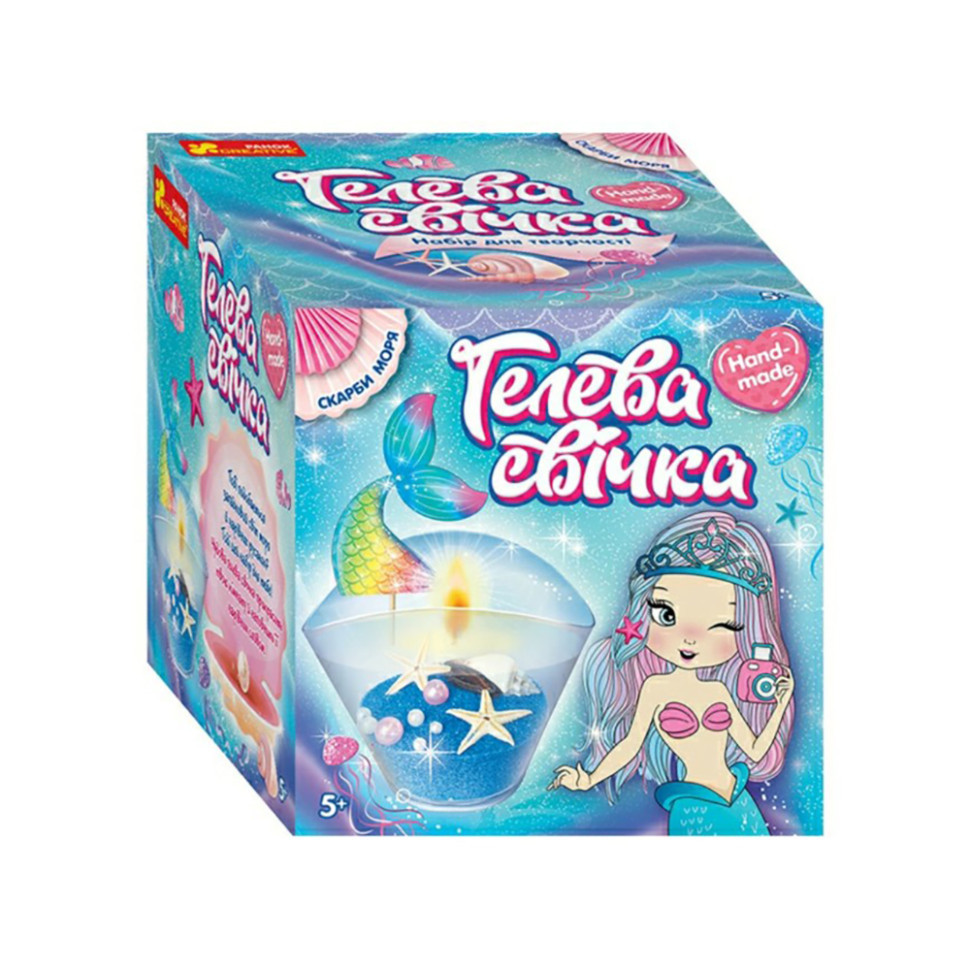 Гелева свічка в стаканчику "Скарби моря" 10100524 своїми руками Вінниця - фото 1