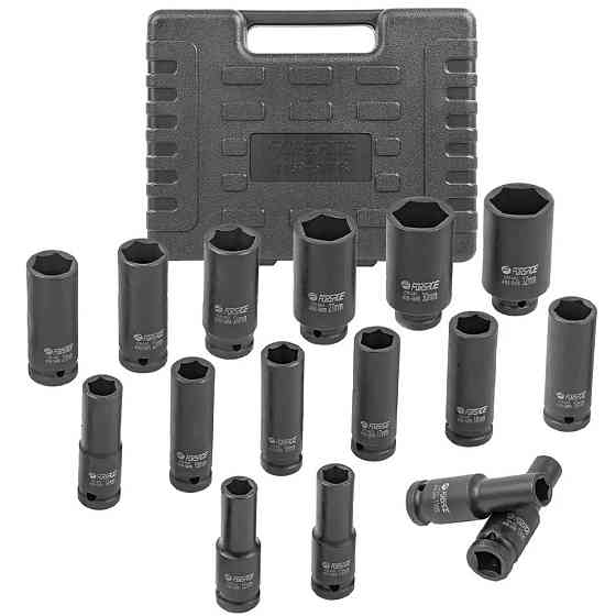 Набір головок ударних глибоких 16пр. 1/2" (10-32 мм) Forsage F-4169-5MPB Одеса