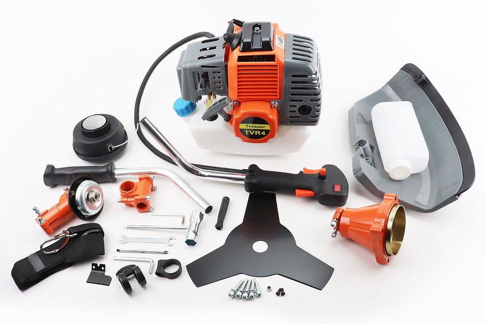 Тример (мотокоса) TRESZER TVR4 - 3,8 кВт (шпуля-1шт+ніж 3Т-1шт, труба D-26mm x 9T) Киев - изображение 1