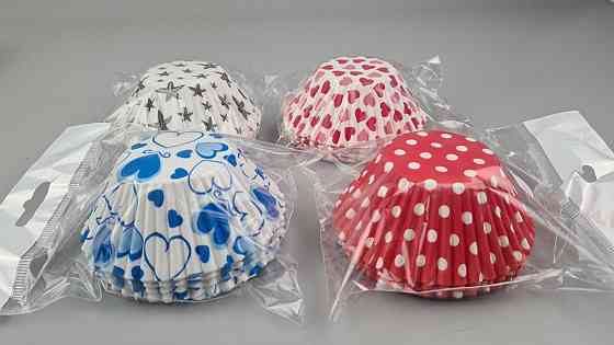 Бумажные формочки для выпечки кексов (12см) в пакете100шт  (1 уп.) Харьков