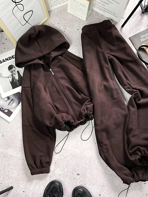 Стильный женский костюм двойка двусторонний полар-флис Одесса - изображение 2