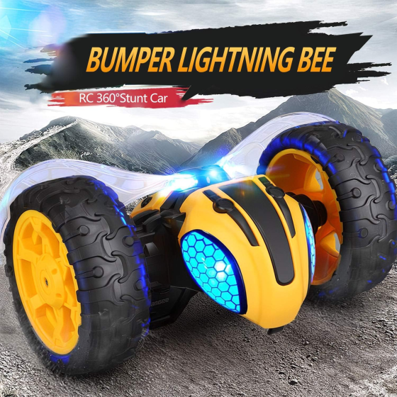 Уцінка Машинка всюдихід на радіокеруванні Lightning Bee UD 2191A, баггі-бджола 1:14, 2.4 ГГц, яскрава підсвітка, жовтий колір Київ