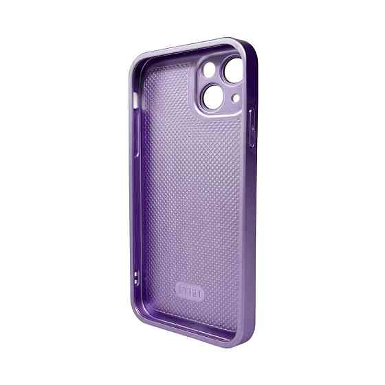 Чехол для iPhone 14 Light Purple с матовой рамкой Киев
