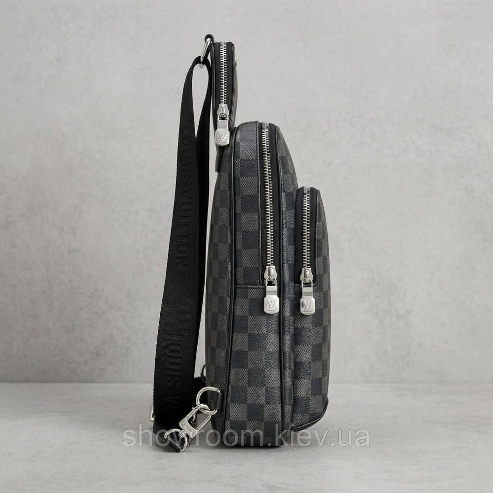Чоловіча сумка на груди (слінг), бананка, барсетка (46327) LUX Київ - фото 2