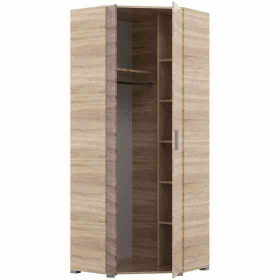 Шкаф угловой Эверест Бриз ШКУ-14 сонома + трюфель (DTM-2313) Львов