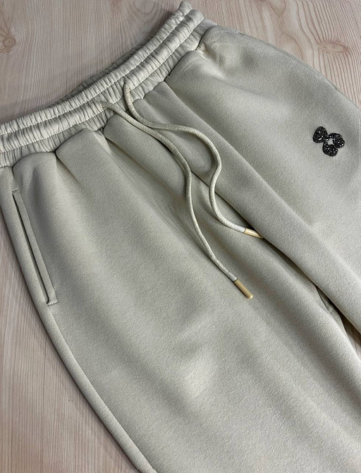 Костюм женский A-N 2735 с медвежонком в ​​камнях - худи и штаны бежевый, бежевый, XL Одесса - изображение 9