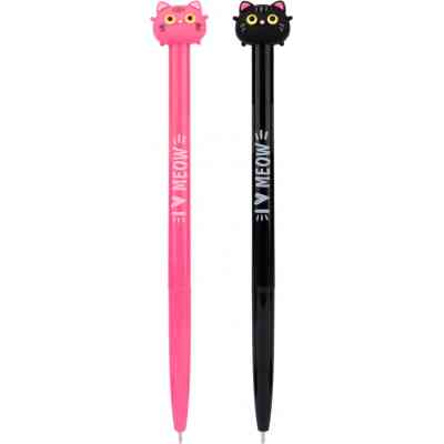 Ручка шариковая Yes Sweety Kitty автоматическая 0,7 мм синяя (411908) Винница