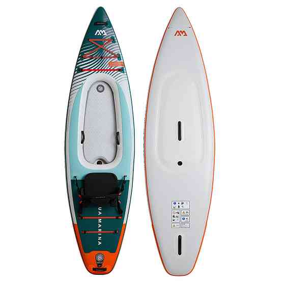 Гібридна SUP дошка-каяк Aqua Marina Cascade 11'2" (340х89х20см) BT-24CAP Київ