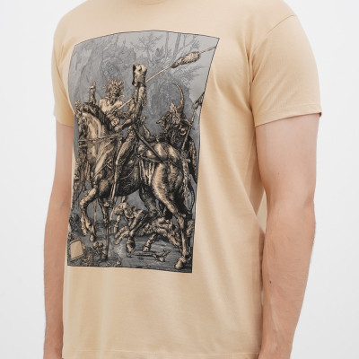 Футболка Sol's Imperial Knight Death and the Devil пісочний XL (11500115/394XL) Винница - изображение 3