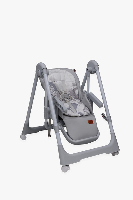 Стул-качалка для кормления ребенка 2 в 1 VELANO Nomi, light grey Киев - изображение 10