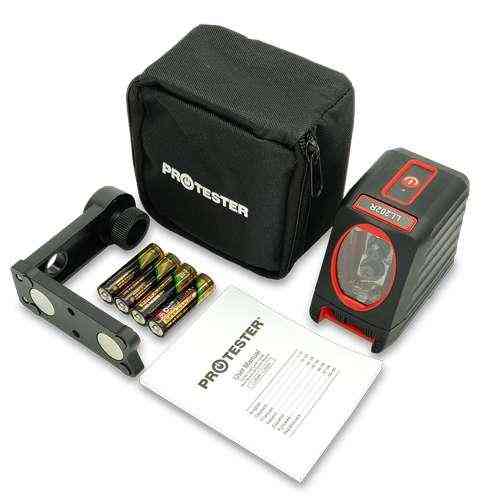 Осепобудівник лазерний, 2 лінії, 1H/1V, 2 лазерні модулі (червоний промінь) PROTESTER LL202R Одеса