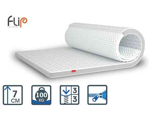 Тонкий матрас на диван Flip White/Вайт (пена ОксиФом) TM Matroluxe Харьков