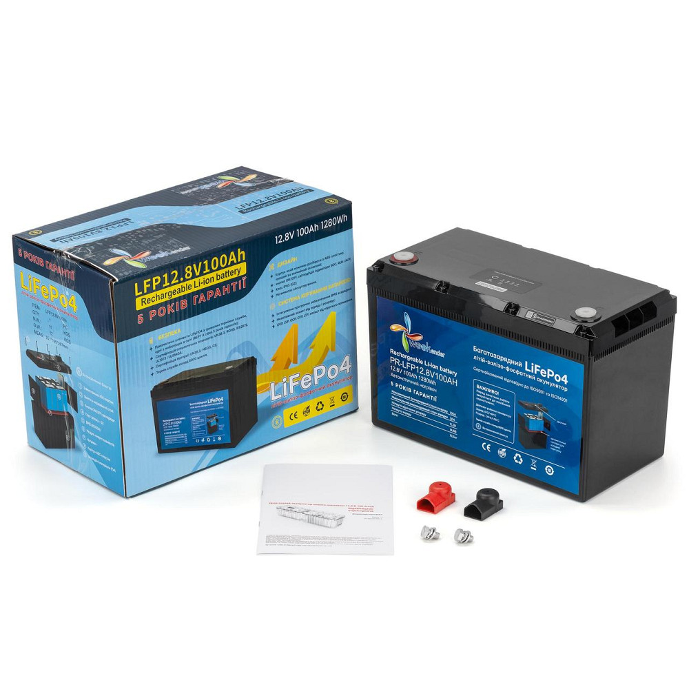 Акумулятор літій-залізо-фосфатний Weekender LiFePo-4 100 Ah 12.8 V з автоматичним підігрівом Київ - фото 3