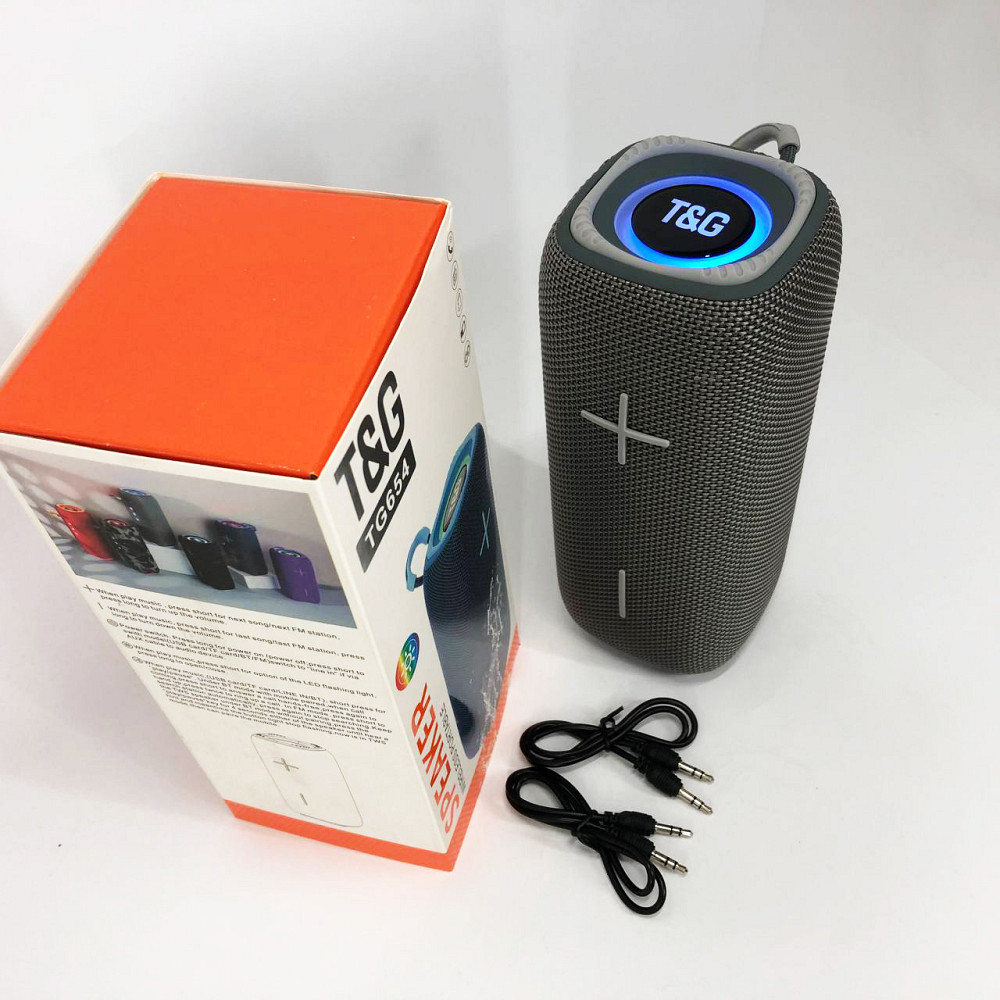 Bluetooth колонка з хорошою батареєю TG654, Bluetooth колонка з якісними басами, Блютуз аудіо приймач OT-46 Львів - фото 4
