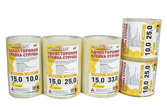 Скотч 100 мкм*50м 15см ширина для тепличной пленки УФ 36 стаб Днепр