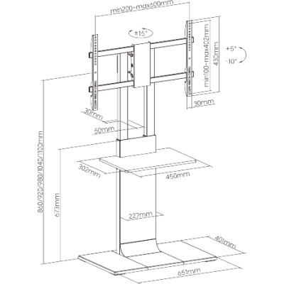 Стійка презентаційна OfficePro TVS535 Вінниця - фото 7