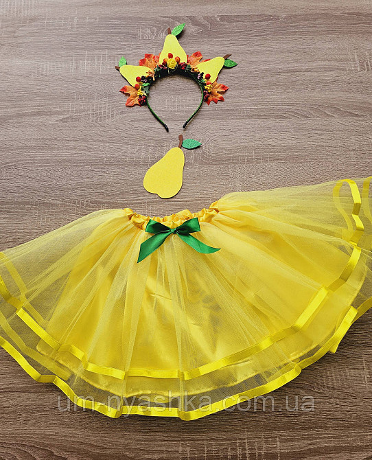 Костюм Грушка юбочка + нашивка + ободок Груша Кривой Рог - изображение 7