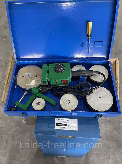 Паяльник для PPR труб EUROPRODUCT,  2000W 50/110mm Харків - фото 2