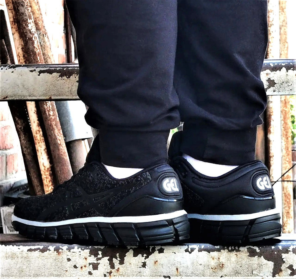 Кросівки Asics GEL Чорні Чоловічі Асикс Гель (розміри: 41,42,43,44,45,46) Відео Огляд Дніпро - фото 8