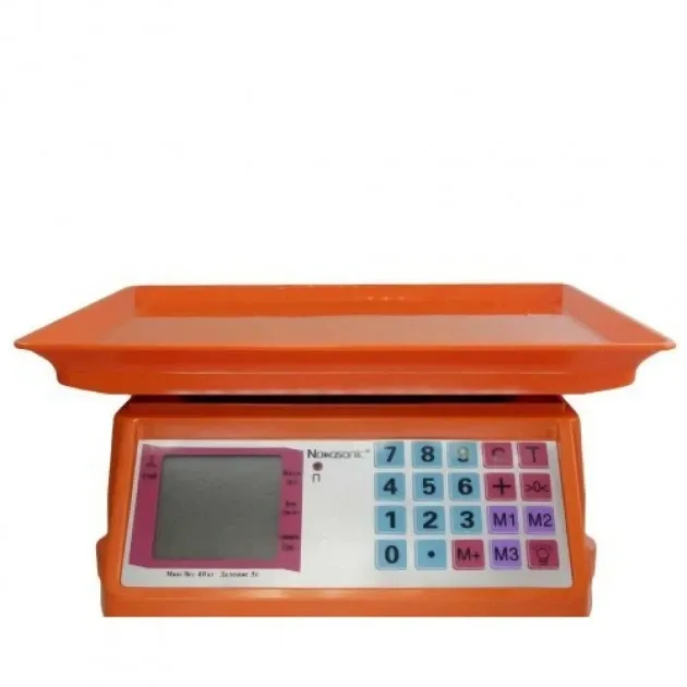 Электронные торговые весы NK-4017 Mini Nokasonic до 40 кг с двусторонним дисплеем и памятью на 3 цены Одесса - изображение 2