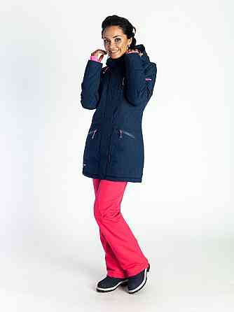 Женская удлиненная зимняя куртка- парка 