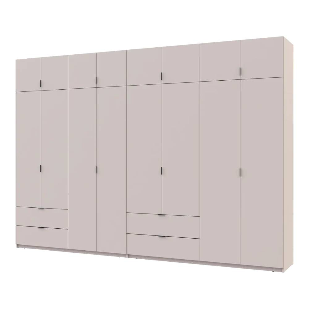 Шкаф для одежды Doros Лукас Кашемир 4+4 ДСП 340х50х240 DRS-011721 (42005140) Львов - изображение 1