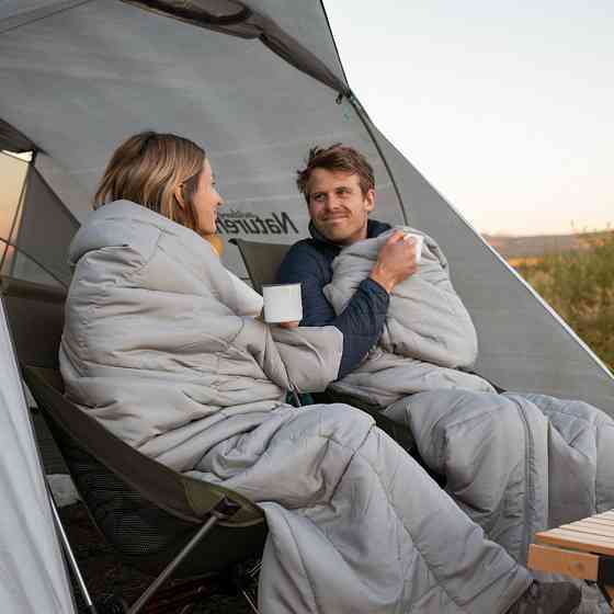 Спальный мешок двухместный Naturehike NH21MSD05 (Голубой) Винница