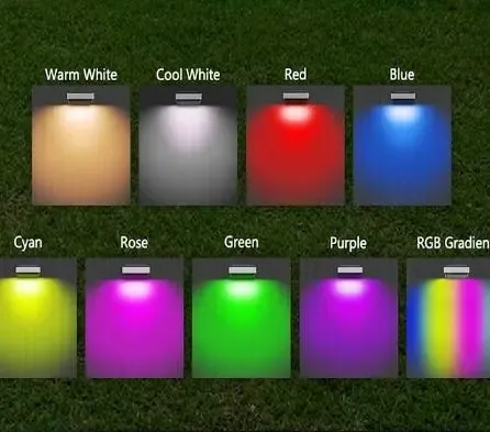 Светильник садовый rgb, уличный настенный светильник / водонепроницаемый MULTI Коломыя - изображение 4