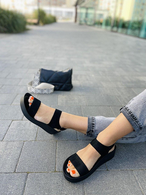 ARLEN Босоніжки жіночі ARLEN Бос-02 чорні (літо, замша натуральна) (3745) лише 37р. Коломыя - изображение 8