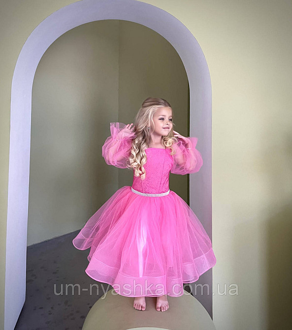 Дитяча малинова сукня 104-146 Кривий Ріг - фото 9