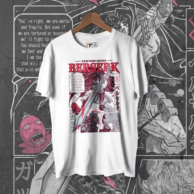 Футболка для підлітка хлопчика з принтом Берсерк Манга WE Розмір 160 Anime10734 Дніпро - фото 1