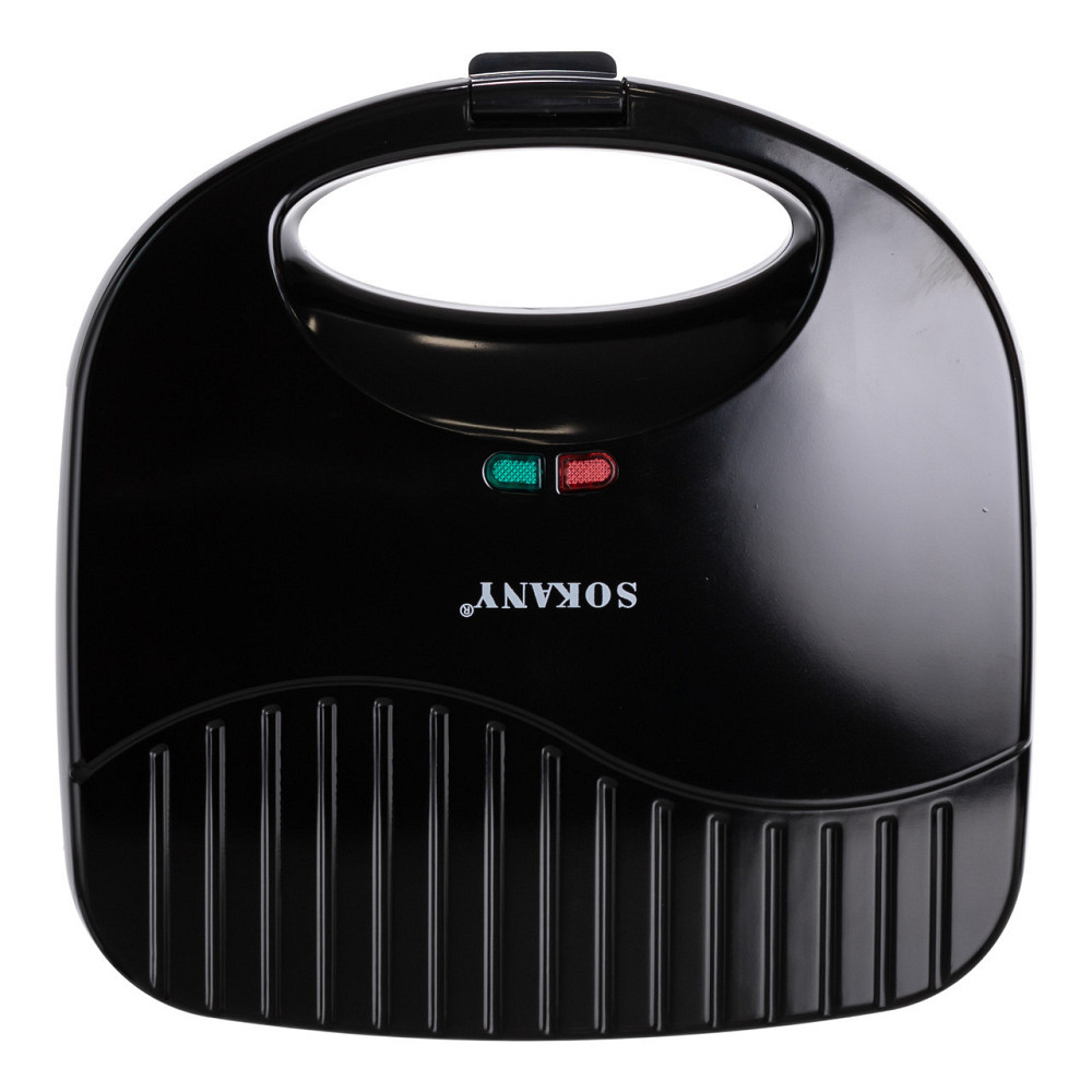 Електрогриль з антипригарним покриттям, термостатом і захистом від перегріву 750 Вт Sokany SK-116 Київ - фото 4