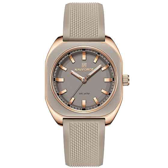 Годинник жіночий наручний Naviforce Mira Beige Flower (2 ремінці) Вінниця