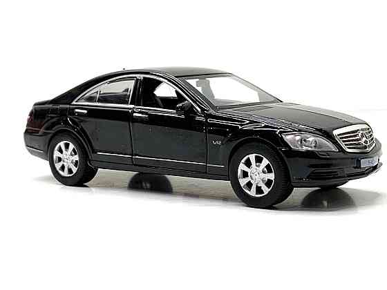 Машина Limo Toy Mercedes S Class інерційна відчиняються двері капот багажник 1:32 Чорна (AS-2705) Чернігів