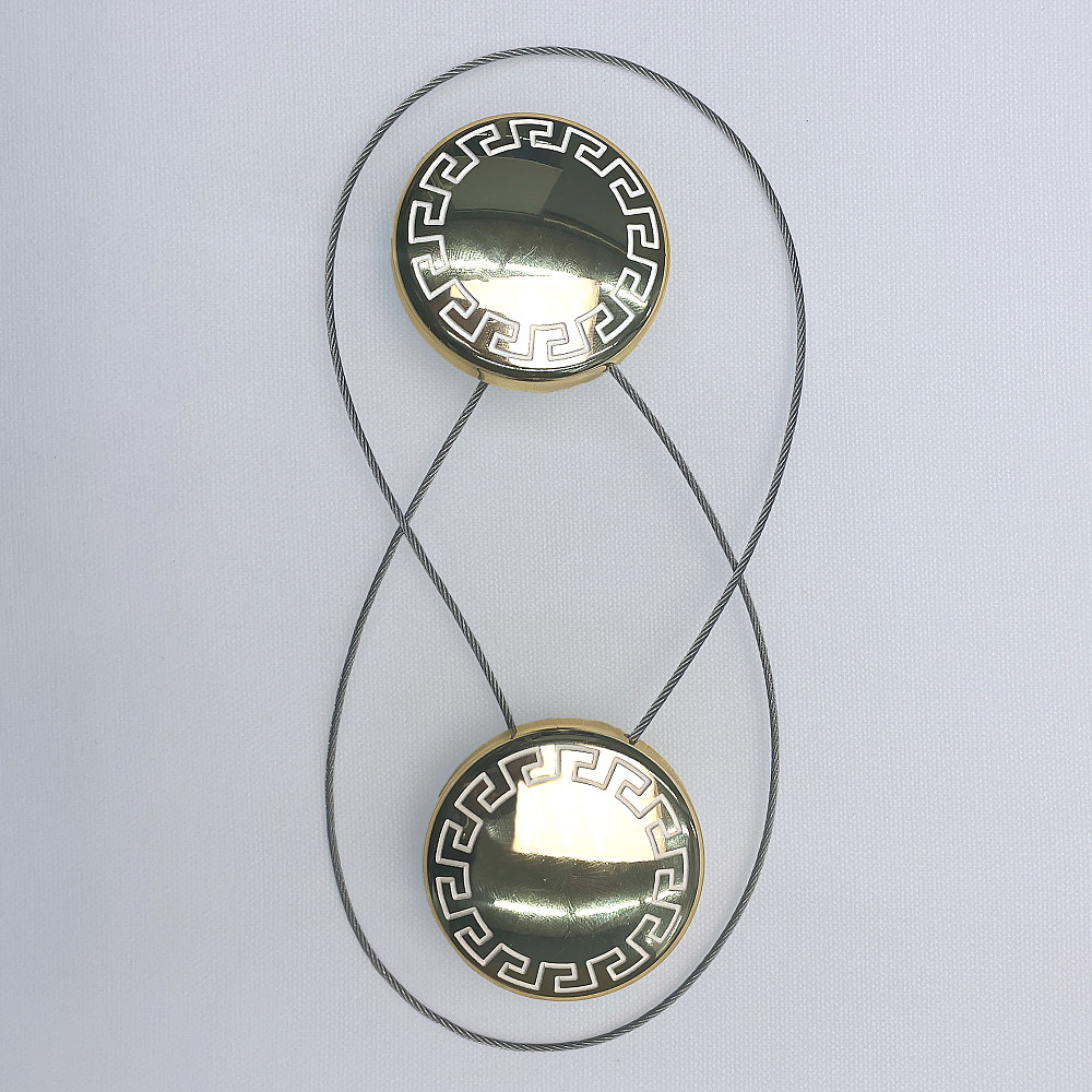 Магниты для штор и гардин Афина 2 шт Золотистый (81-270) Киев - изображение 7