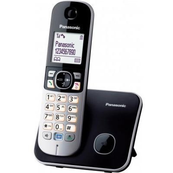 Телефон DECT Panasonic KX-TG6811UAB Black, чорний (KX-TG6811UAB) Киев - изображение 1