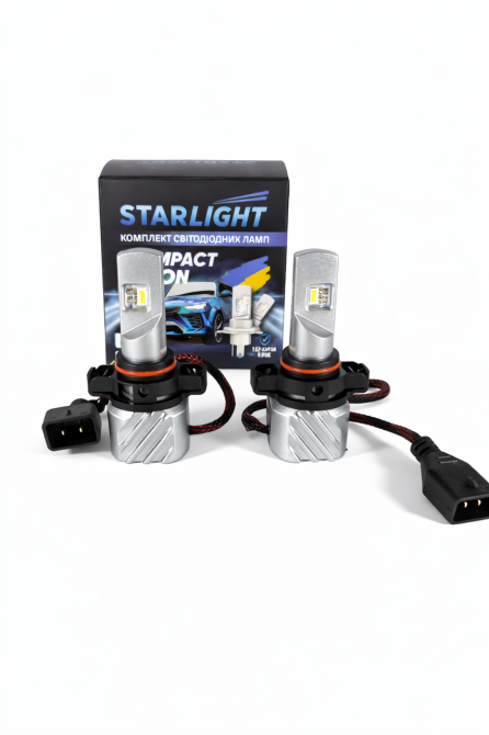 Комплект светодиодных ламп StarLight Compact Vision PSX24W PG20-7 6000K 12/24V (пассивное охлаждение) Харьков - изображение 1