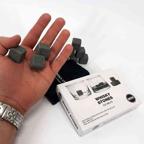 Камни для виски Whiskey Stones из AM-728 стеатита (9шт) Киев