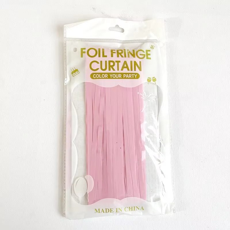 Дождик-штора фольгированный  для украшения фотозоны, розовый Каменец-Подольский - изображение 2