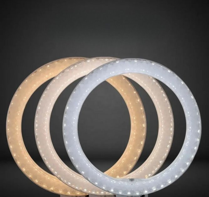 Кольцевая лампа 3-D 26 см RGB цветная двухсторонняя Селфи кольцо Киев - изображение 5