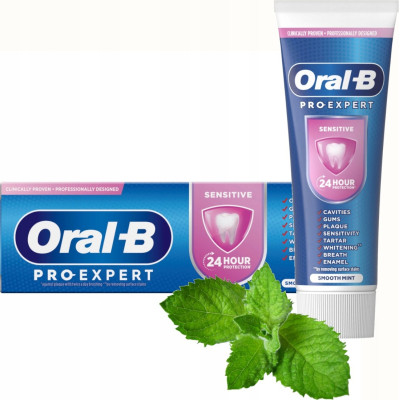 Зубна паста Oral-B Pro-Expert Делікатне очищення 75 мл (8700216106818) Вінниця - фото 2
