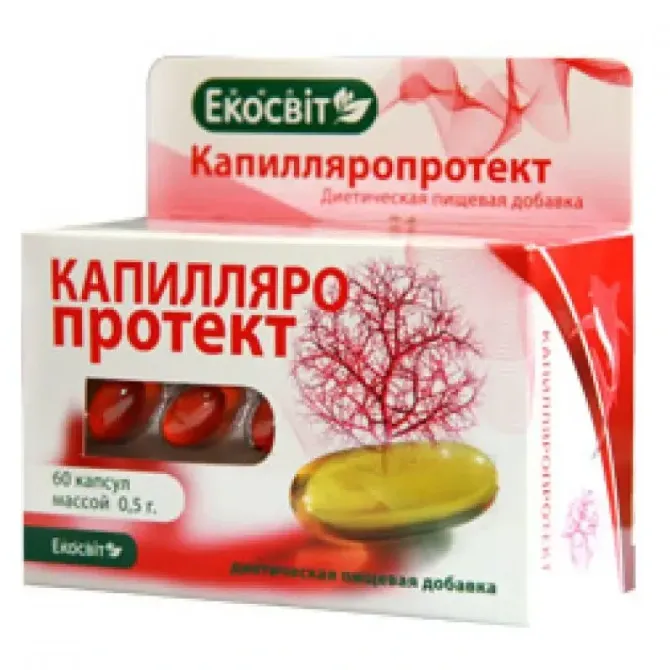 Екосвітийл Капіляропротект 60 капсул Київ - фото 1