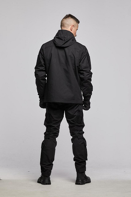 Тактичні літні чорні штани ріп-стоп , тактичні літні чоловічі штурмові штани для військового Львів - фото 2