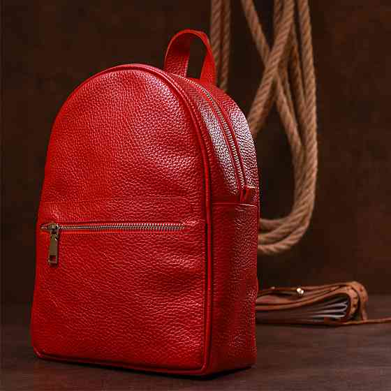 Міський жіночий рюкзак Shvigel 16301 Червоний Київ