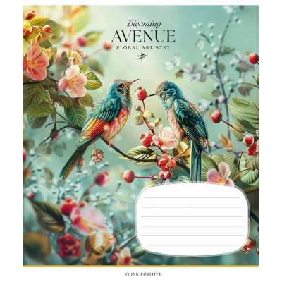 Зошит Школярик Blooming avenue 18 аркушів лінія (018-3553L) Вінниця - фото 3