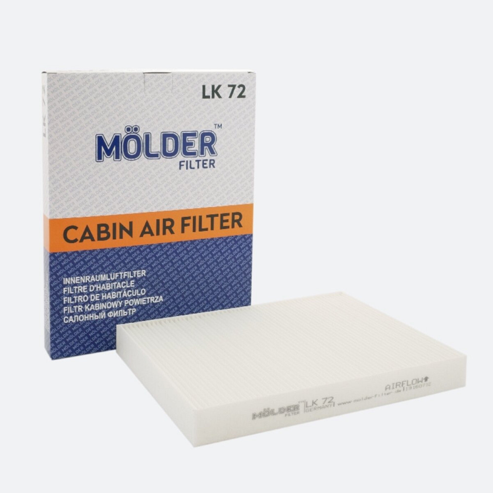 Фільтр салону Molder Filter LK 72 (WP9166, LA182, CU2842) Киев - изображение 1