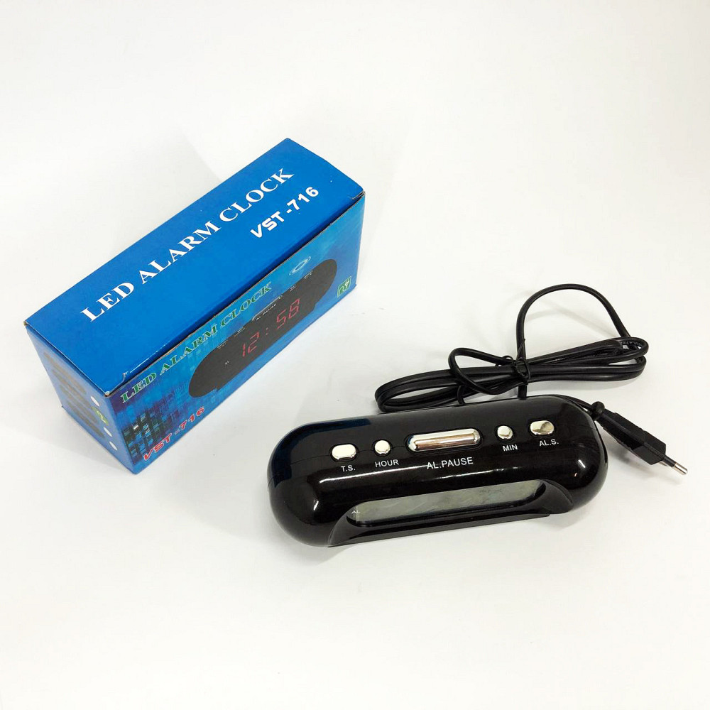 Часы с электронным табло VST-716-2, Умные настольные часы, Часы настольные NL-168 профессиональные электронные Киев - изображение 7