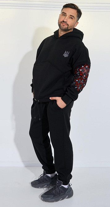 Тёплый костюм с украинской вышивкой (52) Киев - изображение 2