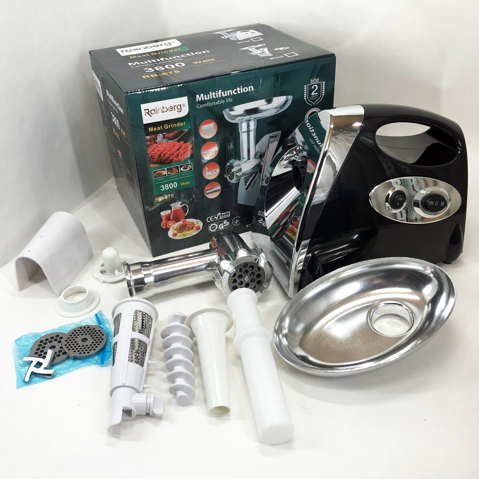 Електром'ясорубка з насадками для овочів, Електром'ясорубка для дому електрична з насадками WN-21 Львів - фото 5