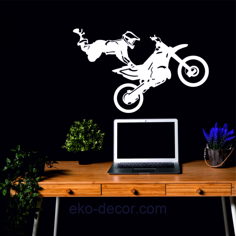 Декоративне настінне Панно «Мотофрістайл», Декор на стіну Київ - фото 6